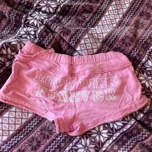 VS PINK LOUNGE SHORTS